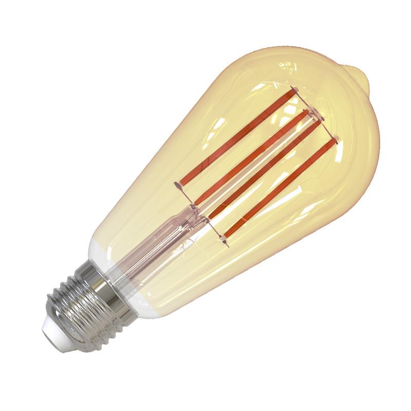 LED žárovka / filament 12W - ST64 / E27 / 2000K - ZLF915DV