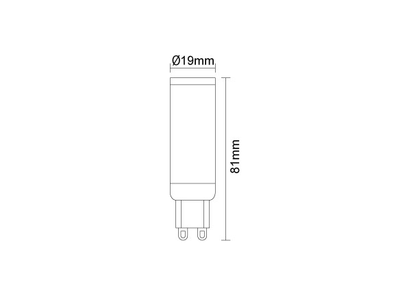LED žárovka 7,6W - G9 / SMD / 4000K - ZLS628 3