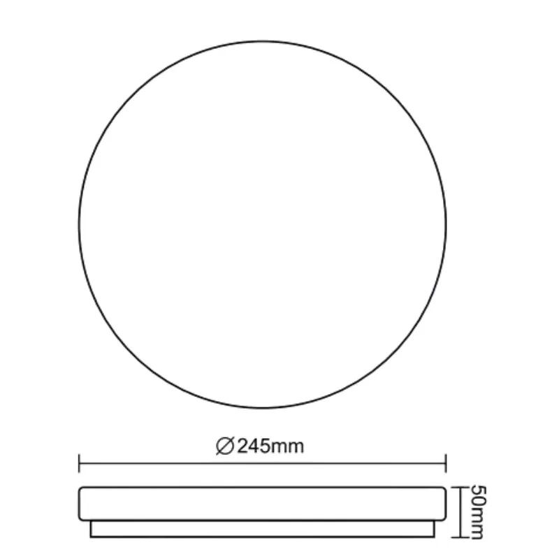 LED stropnice OPAL SLIM 12W / SMD / 4000K / IP44 - LCL421S/44 4