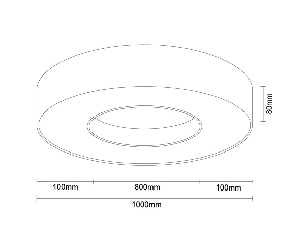 LED stropní svítidlo 100W - CL7463 7