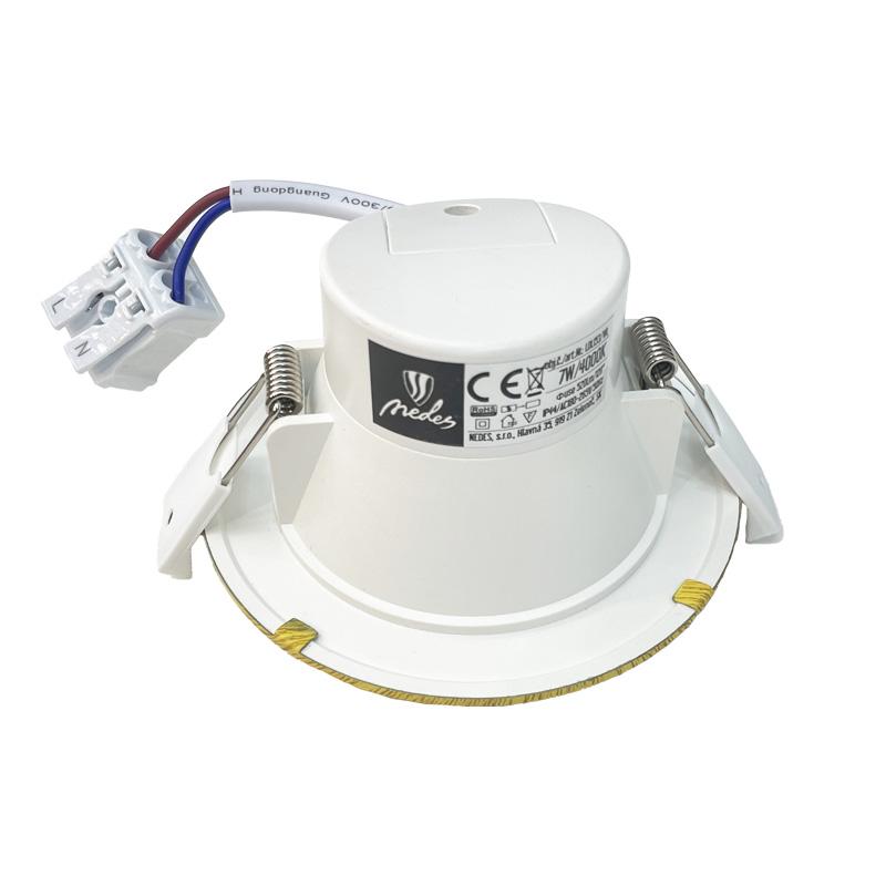LED podhledové svítidlo 7W / IP44 / SMD / 4000K - LDL153/WL