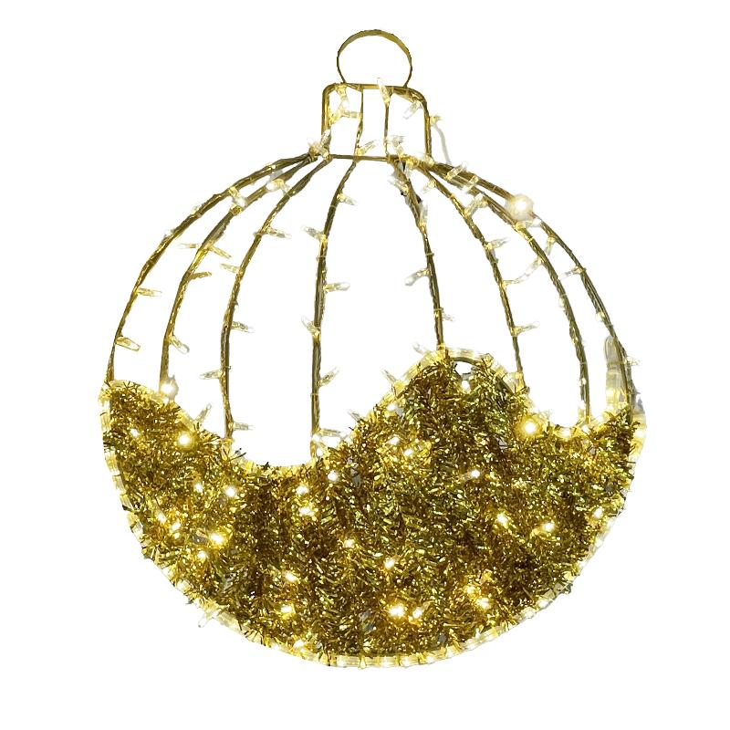 Vánoční dekorace Koule zlatá - ML03