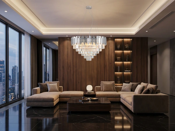 Závěsný křišťálový lustr PLAZA - N2213 2