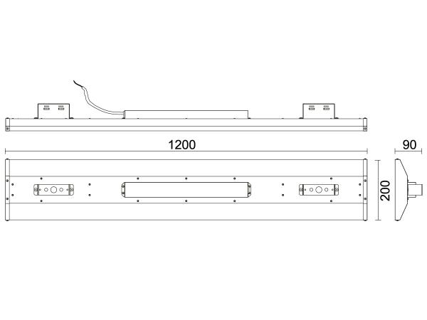 LED svítidlo Linear High Bay 120W / 5000K - LNL127 8