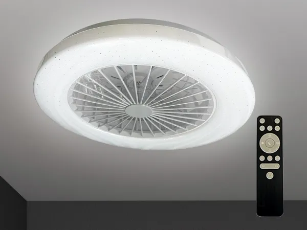 LED svítidlo + stropní ventilátor STAR + dálkový ovladač 48W - LCL6340 1