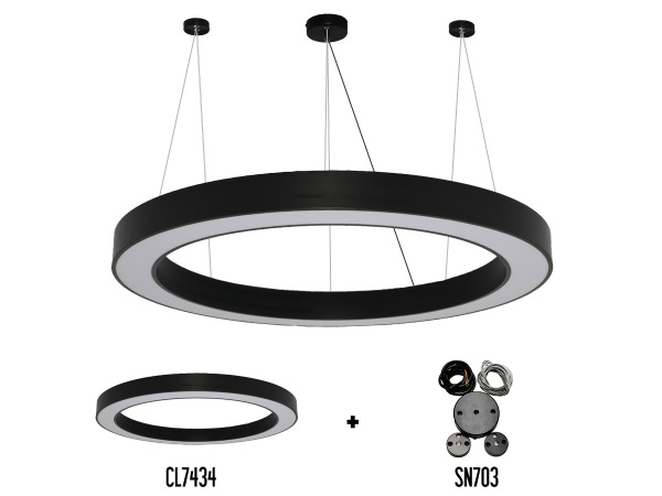LED stropní svítidlo 115W - CL7434 6