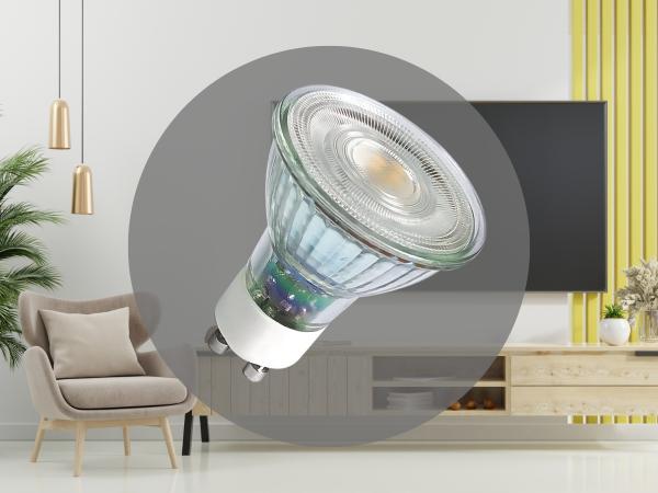 LED žárovka 6,7W - GU10 / SMD / 3000K - ZLS1417