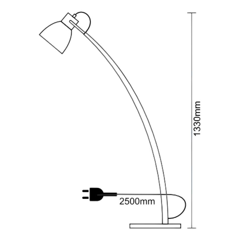 Designová stojací lampa z masivního dřeva E27 / 60W - WRE162