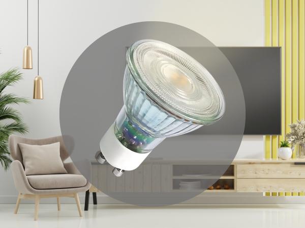 LED žárovka 6,7W - GU10 / SMD / 3000K - ZLS1417 1