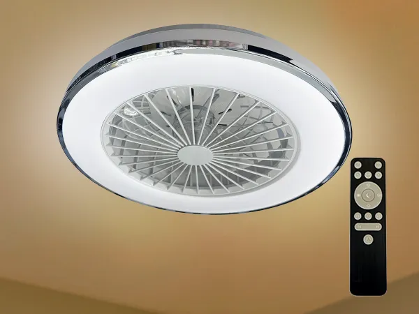 LED svítidlo OPAL + stropní ventilátor + dálkový ovladač 48W - LCL6342 1