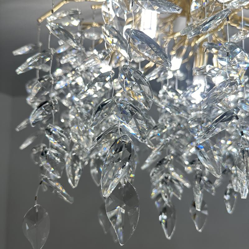 Luxusní stropní křišťálový lustr 9 x G9 - CA011/600C