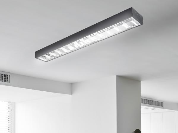 Černé svítidlo na 2 x T8 ( 120cm LED trubice ) - TL301B 1