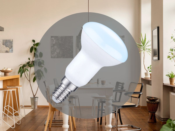 LED žárovka 6W - R50 / E14 / SMD / 6500K - ZLS205 1