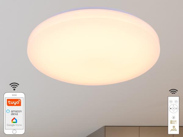 LED stropní lampa OPAL s dálkovým ovladačem + Wifi 48W - LC902S 1