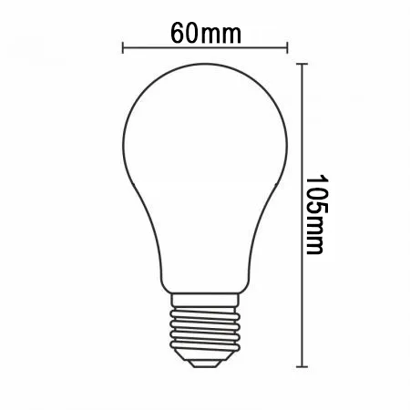 LED Filament 7,3W CLEAR - A60 / E27 / 4000K - ZLF522A