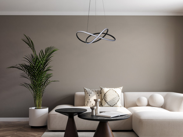 LED závěsné svítidlo s dálkovým ovladačem 85W - TA2311/B 2