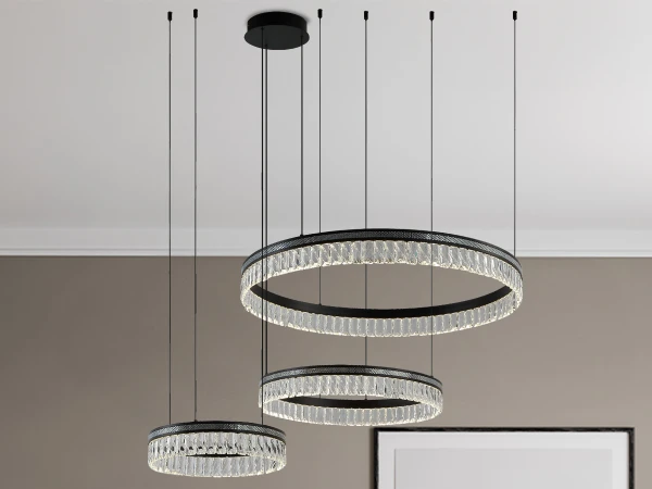 THALIA křišťálový závěsný lustr - N2105