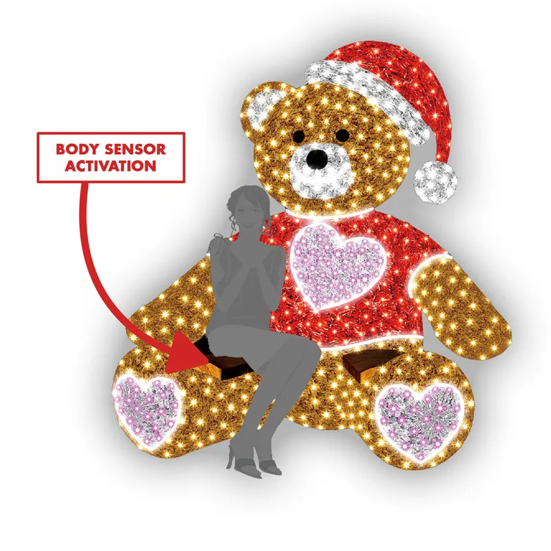 Vánoční dekorace Medvěd CH1