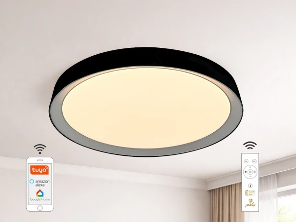 LED stropní svítidlo OPAL + dálkové ovládání + Wifi 48W - LC902JB