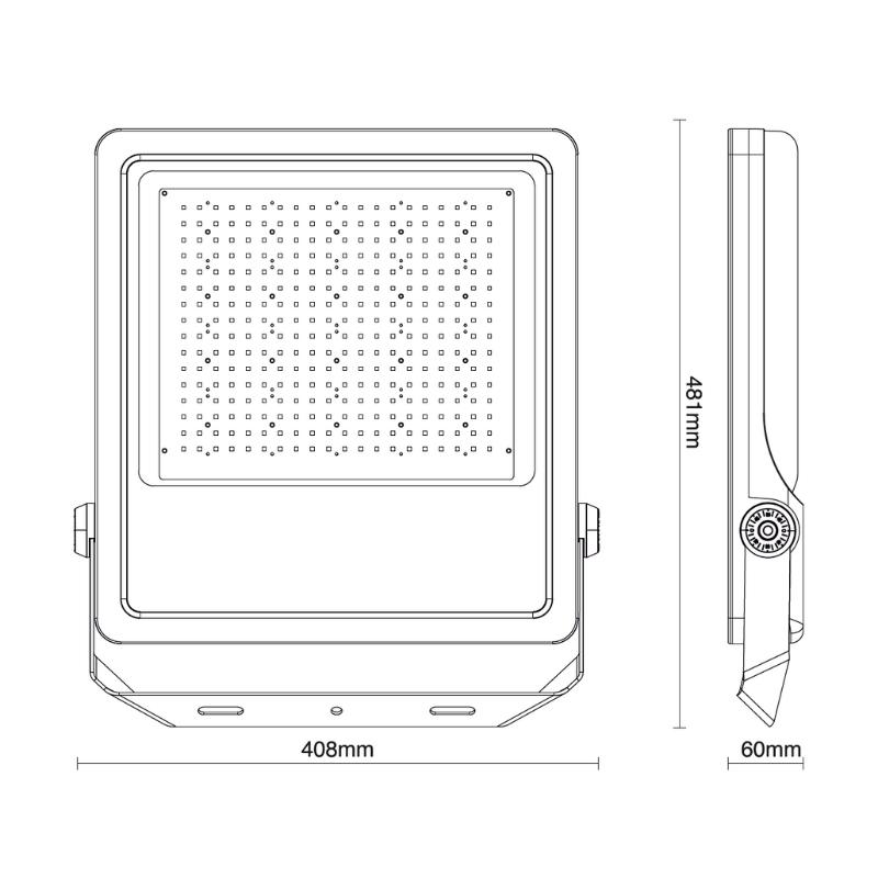 Venkovní LED reflektor PROFI Plus 300W / 5000K - LF4028S