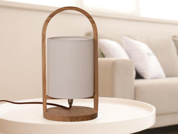 Designová stolní lampa z masivního dřeva E27 / 60W - WRE171