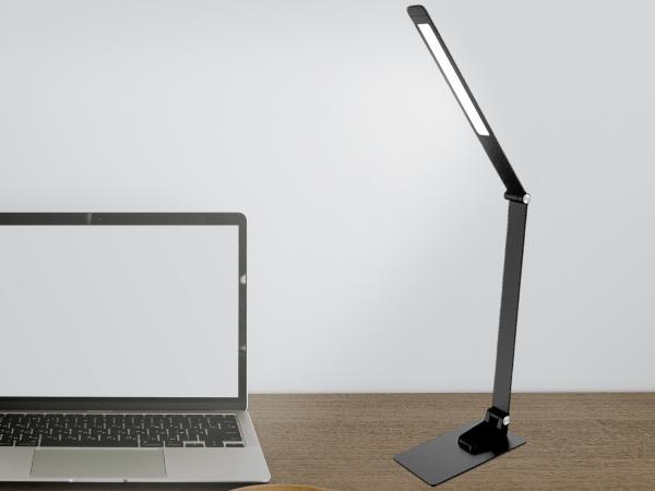 LED lampa FRIDA stmívatelná s časovačem a USB 12W - DL5302/B 1