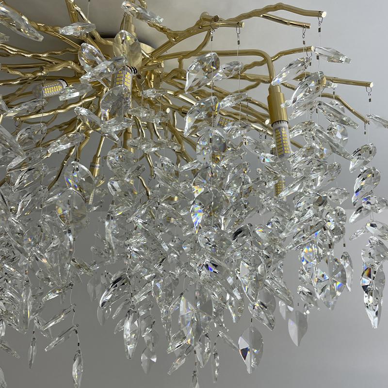 Luxusní stropní křišťálový lustr 12 x G9 - CA011/800C