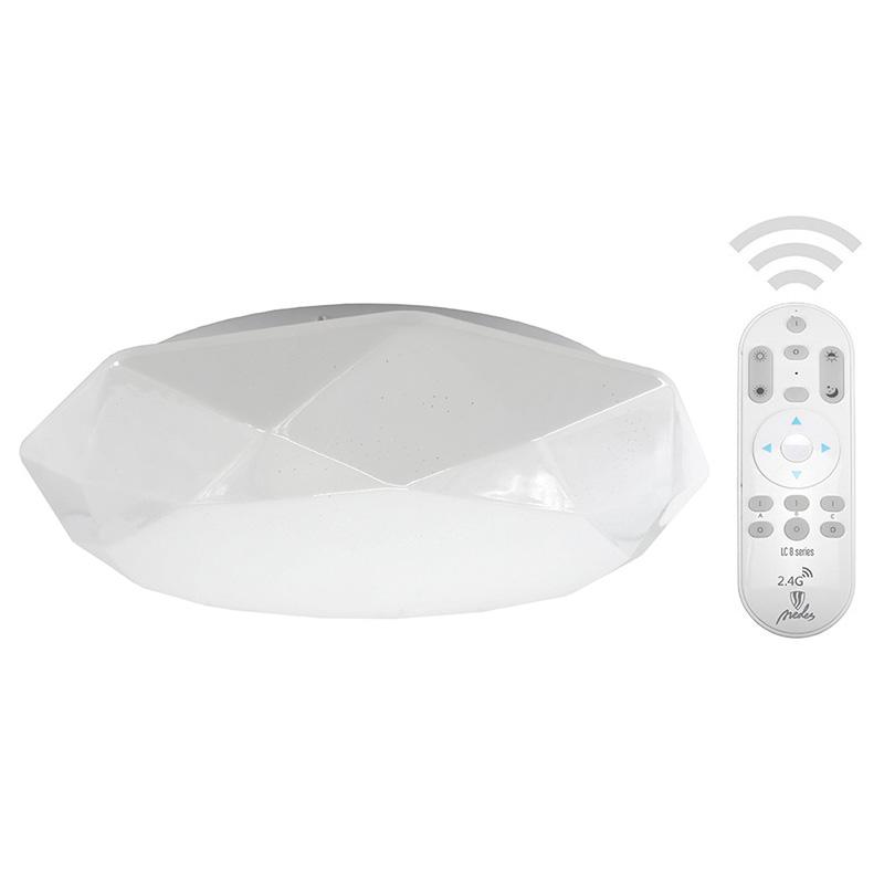 LED svítidlo STAR+dálk.ovladač 50W/CLR3/SMD/RC/AS - LC811D