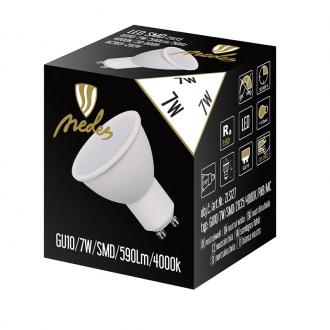 LED žárovka 7W - GU10 / SMD / 4000K - ZLS127